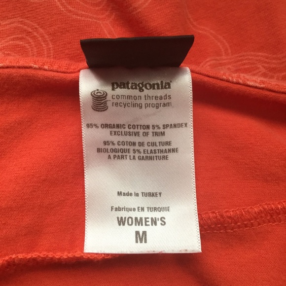 Patagonia Slim Fit Organic Cotton Athletic Size Medium - Picture 4 of 4